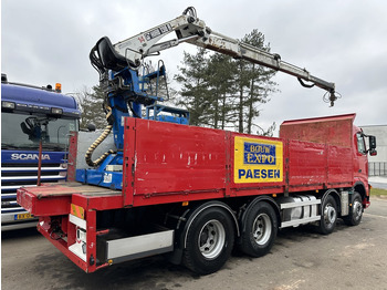 شاحنات مسطحة, شاحنة كرين Volvo FH 400 8X4 + HIAB 130 R - STEEL SPRING / BLATT / BALLIESTAS - I SHIFT - BELGIAN TRUCK: صور 4