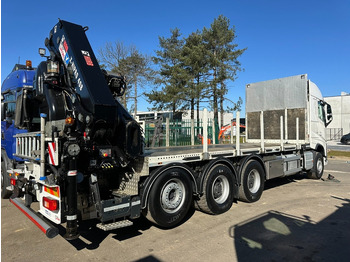 شاحنات مسطحة, شاحنة كرين Volvo FH 420 8x4 TRIDEM + KRAAN HIAB 408 E-8 HIPRO + WINCH - 63.000km ONLY - CREWCAB 4 SEATER - PLATFORM 7m - TOP CONDITION: صور 4
