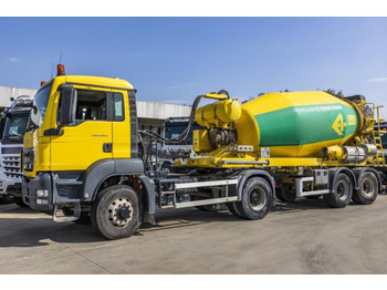 نصف مقطورة خلاطة خرسانة DE BUF BETON MIXER/MALAXEUR/MISCHER 10 M3 /GESTUURD/GELENKT/STEERING/DIR.: صور 2