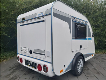 كرفان سحب Mini Camper Mini Tommy TMC25 252x140x121cm aero V1 Küche 12V/230V 100km/H 750kg gebremst Modell 24: صور 5