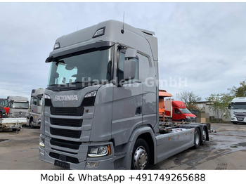 شاحنات الحاويات / جسم علوي قابل للتغيير شاحنة SCANIA S 450
