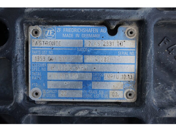 علبة التروس - شاحنة ZF 12AS2331DD+INT3: صور 5