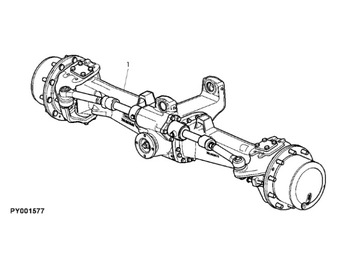 المحور الأمامي JOHN DEERE