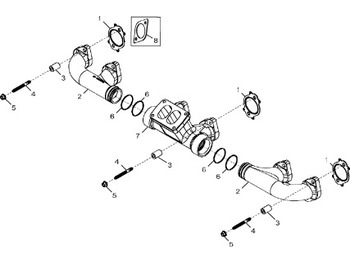 مشعب العادم JOHN DEERE