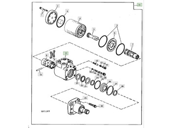 مضخة التوجيه JOHN DEERE
