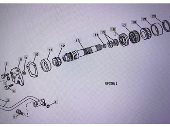 علبة التروس و قطع الغيار JOHN DEERE