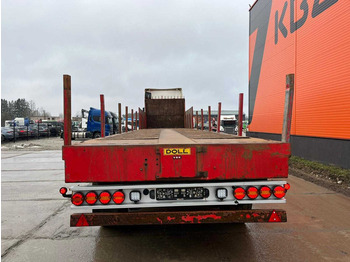 نصف مقطورة مسطحة Doll 93 H STEERED AXLES / PLATFORM L=13463 / EXTENDABLE: صور 5