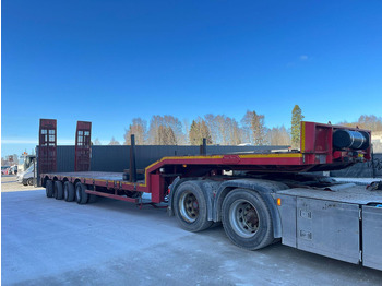 عربة مسطحة منخفضة نصف مقطورة Nooteboom MCO-58-04V PLATFORM 9900 mm + 6100 + 6400 mm EXTENDABLE / LOADING HEIGHT 860 mm / ALL STEERED AXLES: صور 3