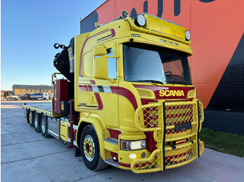 شاحنات مسطحة, شاحنة كرين Scania G 490 8x4*4 PK 65002 SH / JIB CONNECTION / PLATFORM L=6301-7499 mm: صور 4