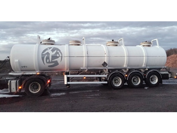 نصف مقطورة صهريج لنقل الكيماويات Guhur ADR L4BN/ chemiczna / polyester / poj. 24.600L: صور 5