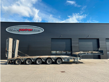 عربة مسطحة منخفضة نصف مقطورة FAYMONVILLE