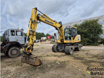 حفارة على عجلات KOMATSU PW160