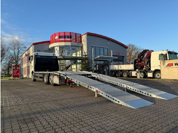 شاحنات مسطحة MAN Baumaschinen-  Arbeitsbühnentransporter Rampen: صور 3