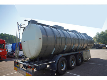 نصف مقطورة صهريج لنقل الكيماويات Dijkstra 3 AXLE CHEMIE TANK TRAILER 42 m3: صور 4
