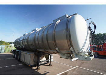 نصف مقطورة صهريج لنقل الكيماويات Dijkstra 3 AXLE CHEMIE TANK TRAILER 42 m3: صور 3