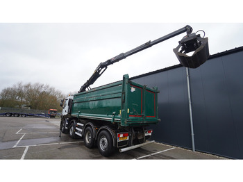 Renault PREMIUM 380 DXI 8X2/6 2 SIDE TIPPER WITH PLFINGER Q 170 Z CRANE.278.200KM إيجار Renault PREMIUM 380 DXI 8X2/6 2 SIDE TIPPER WITH PLFINGER Q 170 Z CRANE.278.200KM: صور 4