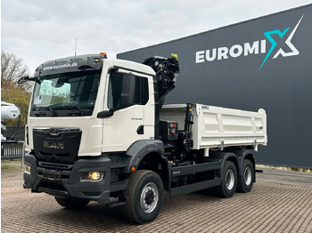 MAN TGS 33.440 6x6 /3-Seiten- Kipper / Kran HIAB 302 إيجار MAN TGS 33.440 6x6 /3-Seiten- Kipper / Kran HIAB 302: صور 1