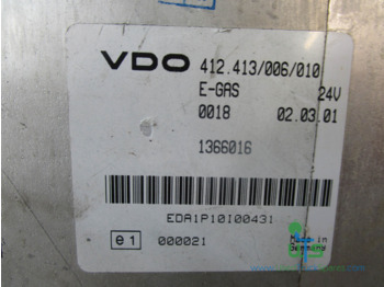 كتلة التحكم - شاحنة DAF EGAS THROTTLE CONTROL VDO ECU P/NO 412.413/006/010: صور 3