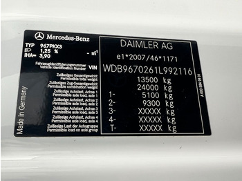 Mercedes-Benz 1324 4X2 Koffer Plane 6 to. Hebebühne  إيجار Mercedes-Benz 1324 4X2 Koffer Plane 6 to. Hebebühne: صور 2