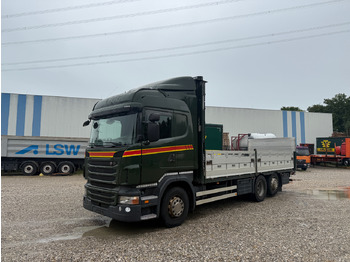 شاحنات مسطحة, شاحنة كرين Scania R480 Pritsche mit Ladebordwand AHK: صور 2
