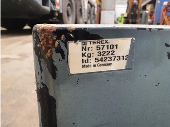 ثقل موازن - آلات البناء Terex Terex Demag Challenger 4200 counterweight 3.2 Ton: صور 5