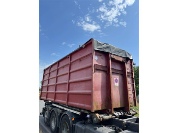 جسم الشاحنة المسطحة HC-contrainer S6435KU kranudskæring + net presenni: صور 4