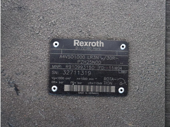 جديد مضخة هيدروليكية - آلات البناء REXROTH A4VSO1000LR3N/30R-PZH25N00: صور 5