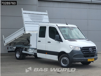 الشاحنات الصغيرة المسطحة Mercedes-Benz Sprinter 514 CDI Open Laadbak met Kist Dubbel Cabine Dubbellucht 3,5t Trekhaak Airco Cruise MBUX CarPlay Euro6 Pritsche Pickup Open Box 2: صور 3