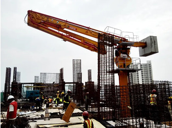 جديد مضخة خرسانة ثابتة XCMG Schwing Concrete Distributor HGP32 High Efficiency 22kw 32m Hydraulic Spider Concrete Placing Boom Made in China: صور 5