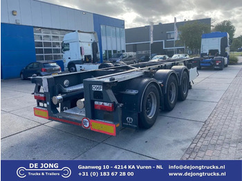 شاحنات الحاويات / جسم علوي قابل للتغيير نصف مقطورة VAN HOOL 20'/30'