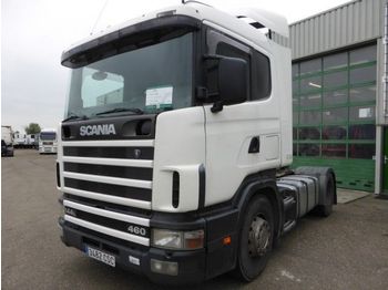 شاحنة جرار Scania 144 460, V8,retarder, kiphydrauliek, Webasto, eu: صور 1