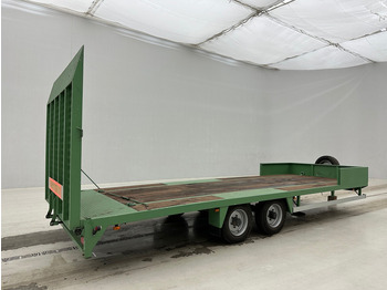 عربة مسطحة منخفضة مقطورة Thomas Dieplader aanhanger: صور 4