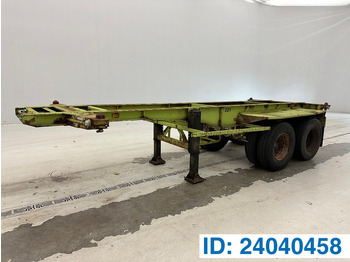 شاحنات الحاويات / جسم علوي قابل للتغيير نصف مقطورة VAN HOOL 20'