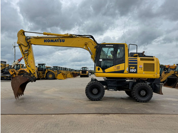 حفارة على عجلات KOMATSU PW180