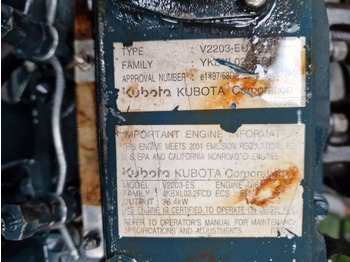 المحرك - معدات صناعية Kubota V2203-ES Engine (Industrial): صور 2
