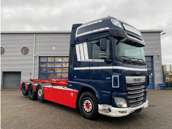 DAF XF106-530 8X2 / AJK HOOKLIFT 25000KG / 9 TON FRONT AXLE / NAVI / ONLY:612482 KM / SSC / AUTOMATIC / EURO-6 / 2019 إيجار DAF XF106-530 8X2 / AJK HOOKLIFT 25000KG / 9 TON FRONT AXLE / NAVI / ONLY:612482 KM / SSC / AUTOMATIC / EURO-6 / 2019: صور 2