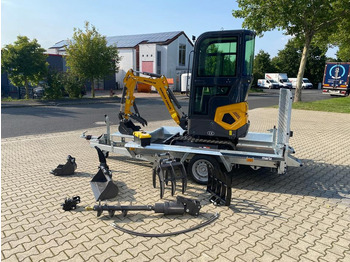 حفارة مصغرة Minibagger BK1250KJSR + Tieflader + Zubehör *INKL.19% MWST*BERGER KRAUS*VERSTELLFAHRWERK* KUBOTA*SOFORT!*: صور 4