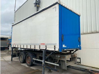 جسم السيارة - بغطاء جانبي Kögel Brücke WB 745 Bordwand Sider Edscha Schiebeplane: صور 1