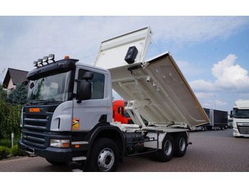 قلابات Scania P 380 6x4 MANUAL WYWROTKA 2- STRONNA HYDROBURTA BORDMATIC P420: صور 2