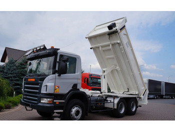 قلابات Scania P 380 6x4 MANUAL WYWROTKA 2- STRONNA HYDROBURTA BORDMATIC P420: صور 4