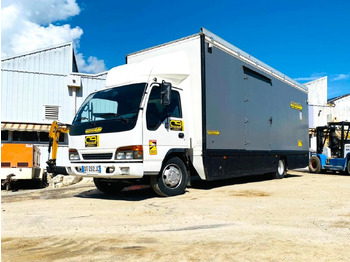 بصندوق مغلق شاحنة ISUZU