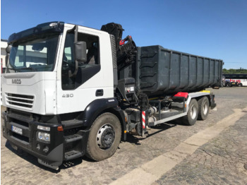 شاحنة ذات الخطاف, شاحنة كرين Iveco STRALIS, 260S43Y/TN, hákový nosič kontajnerov s hydraulickým žeriavom: صور 5