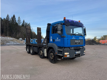 سيارة بلدية 2010 MAN TGA 8x4 Lastebil med maskinpåbygg / maskinrampe: صور 3