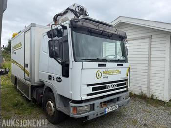 سيارة بلدية Iveco EuroCargo liftbil med kurv - 179 571 km - Webasto - Arbeidslys: صور 3