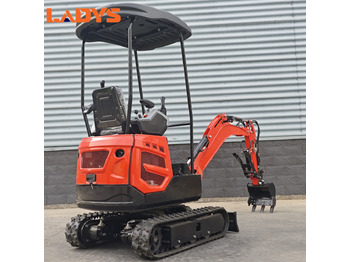 جديد حفارة مصغرة LADYS Mini Excavator CE Certification Kubota Engine(Factory Outlet) Mini Pelle Minibagger Minikoparka Miniexcavadora: صور 4