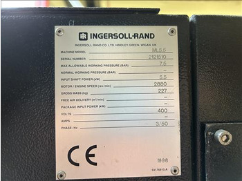 آلة الغذاء Ingersoll Rand ML5.5 Air compressor: صور 4 آلة الغذاء Ingersoll Rand ML5.5 Air compressor: صور 4