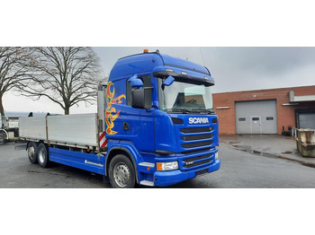 شاحنات مسطحة, شاحنة كرين Scania G440 Pritsche 6x2 Kran am Heck vor: صور 2 شاحنات مسطحة, شاحنة كرين Scania G440 Pritsche 6x2 Kran am Heck vor: صور 2