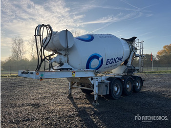 نصف مقطورة خلاطة خرسانة