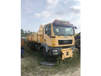 جرافة ثلج MAN TGM 18.290 4x4 piaskarka solarka wywrotka manual 2011: صور 2