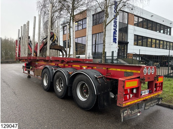 نصف مقطورة اخشاب Trax open laadbak Timber transport, Kesla 2014: صور 3